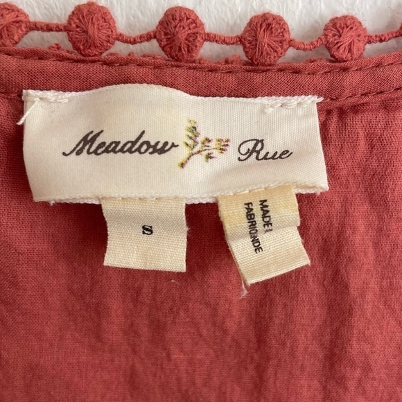 ANTHROPOLOGIE MEADOW RUE NOSARA LACE TEE - Picture 4 of 7